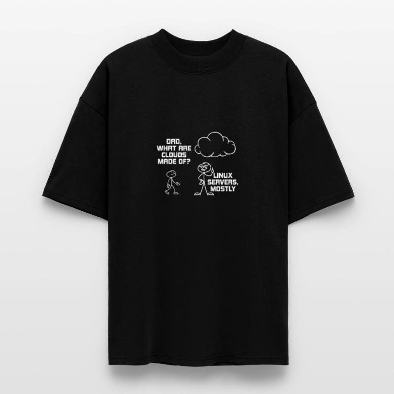 Serveurs Linux Computer Cloud T-shirt bio Blaster 2.0 coupe oversize Stanley/Stella Unisexe