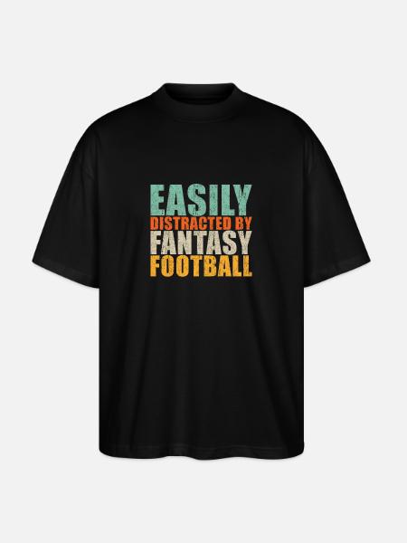 Fantasy Football - Stanley/Stella Oversized Unisex Organic T-shirt Blaster 2.0 - black