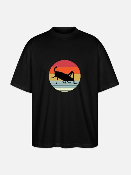 Sauterelle - T-shirt bio Blaster 2.0 coupe oversize Stanley/Stella Unisexe - noir