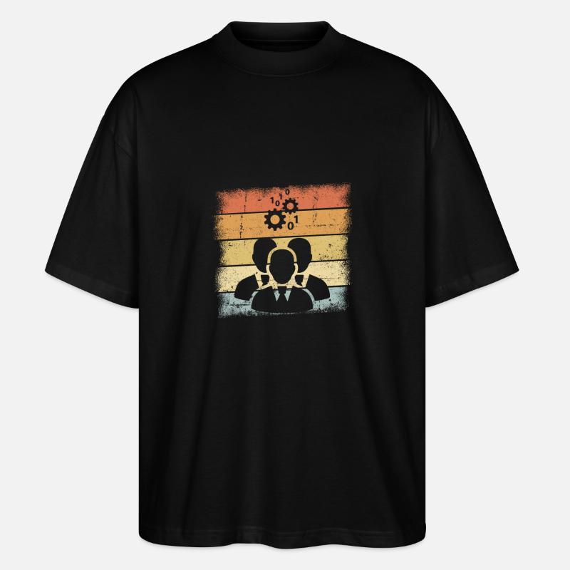 IT Manager - Stanley/Stella Oversized Unisex Bio T-Shirt Blaster 2.0 - Schwarz