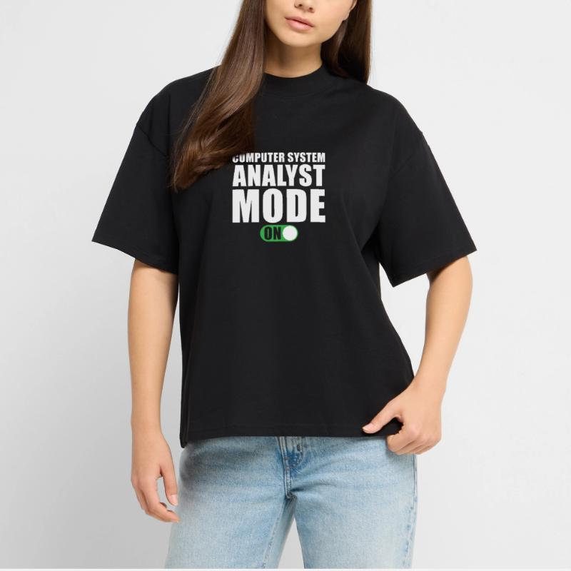 Computer System Analyst Gift Stanley/Stella Oversized Unisex Organic T-shirt Blaster 2.0