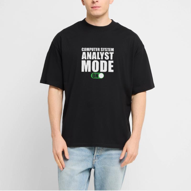 Computer System Analyst Gift Stanley/Stella Oversized Unisex Organic T-shirt Blaster 2.0