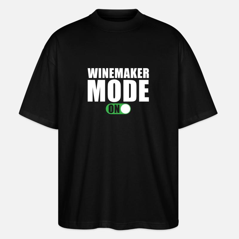 Mode Vigneron activé - T-shirt bio Blaster 2.0 coupe oversize Stanley/Stella Unisexe - noir