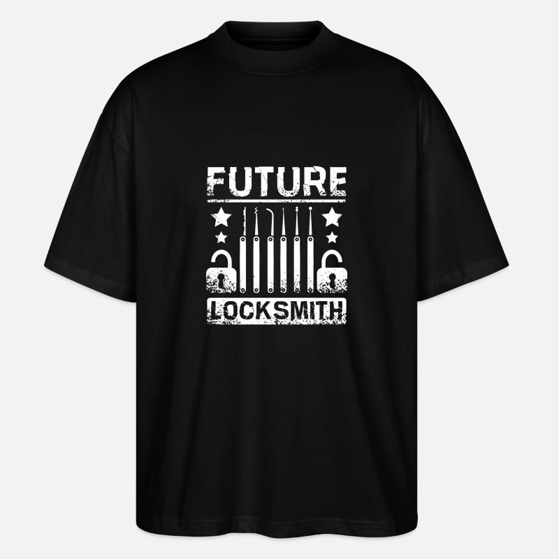 Future Locksmith - Stanley/Stella Oversized Unisex Organic T-shirt Blaster 2.0 - black