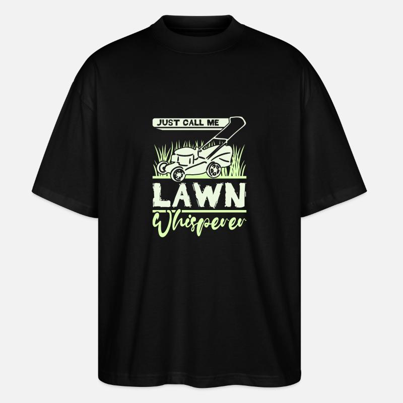Appelez-moi simplement chuchoteur de pelouse - T-shirt bio Blaster 2.0 coupe oversize Stanley/Stella Unisexe - noir