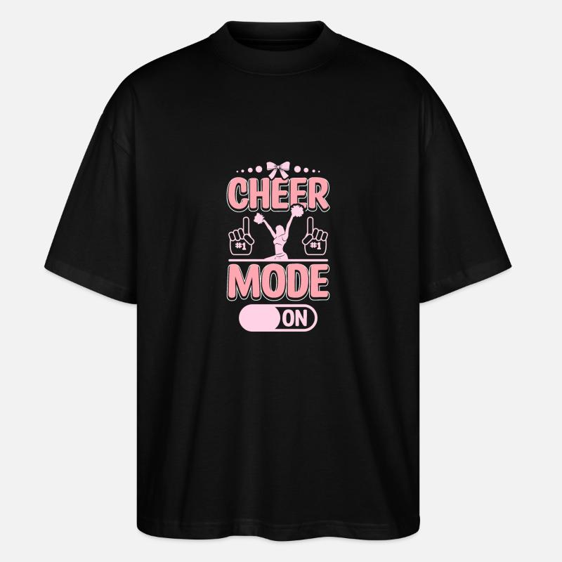 Cheerleader Cheer mode activé - T-shirt bio Blaster 2.0 coupe oversize Stanley/Stella Unisexe - noir