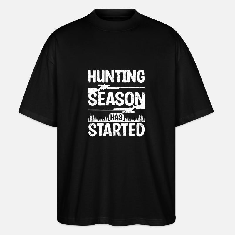 Hunting season has started - Stanley/Stella Oversized Unisex Organic T-shirt Blaster 2.0 - black