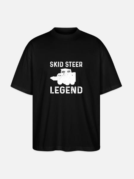Skid Steer Loader Legend - Stanley/Stella Oversized Unisex Organic T-shirt Blaster 2.0 - black