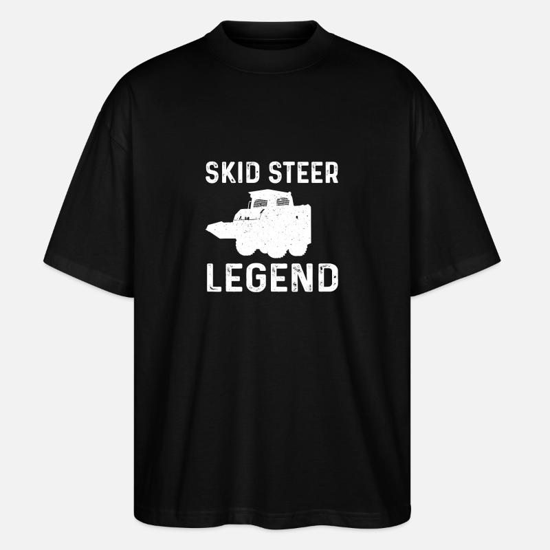 Skid Steer Loader Legend - Stanley/Stella Oversized Unisex Organic T-shirt Blaster 2.0 - black