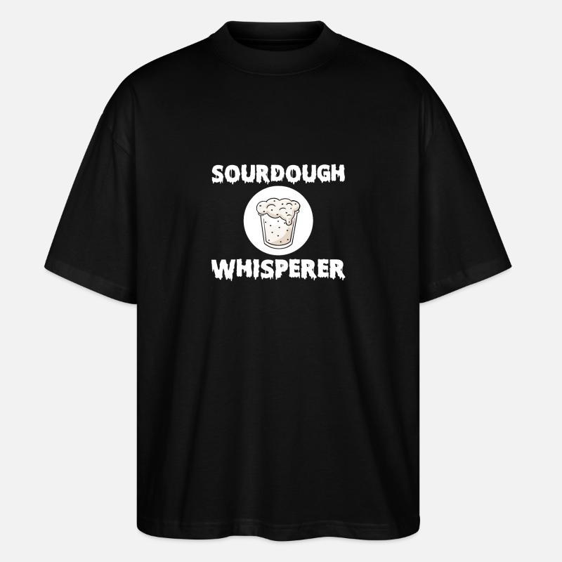 Sauerteigflüsterer - Stanley/Stella Oversized Unisex Bio T-Shirt Blaster 2.0 - Schwarz
