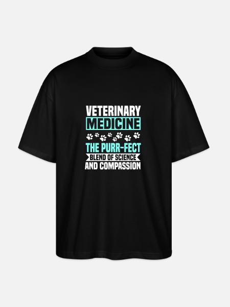 Veterinary medicine - Stanley/Stella Oversized Unisex Organic T-shirt Blaster 2.0 - black