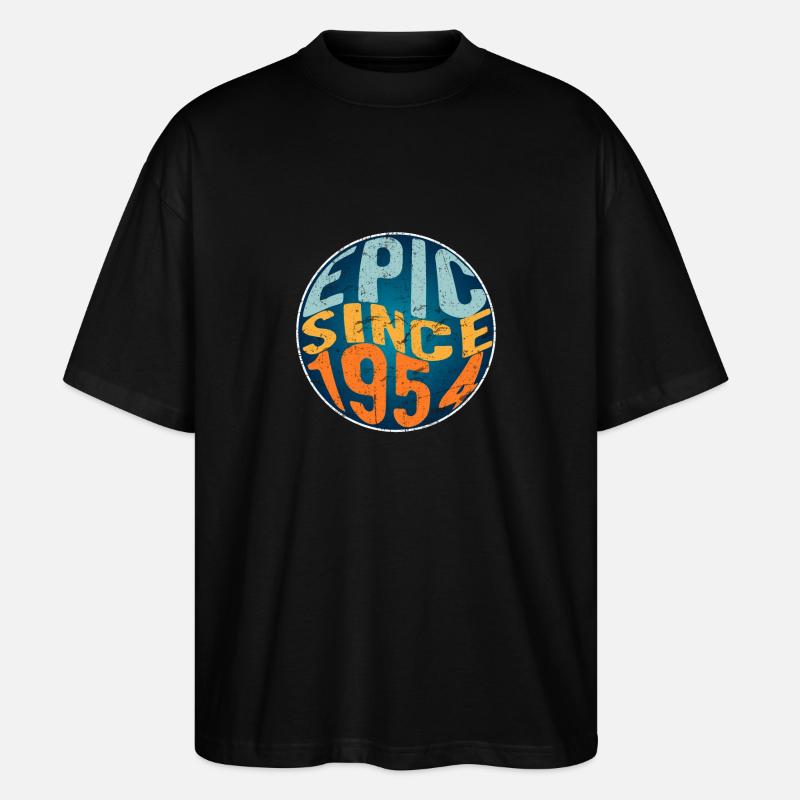 Epic since 1954 - Stanley/Stella Oversized Unisex Organic T-shirt Blaster 2.0 - black