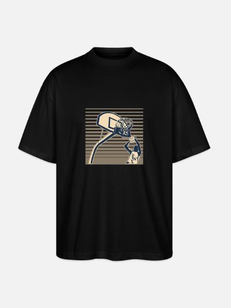 Basketball Basketball Player - Stanley/Stella Oversized Unisex Organic T-shirt Blaster 2.0 - black