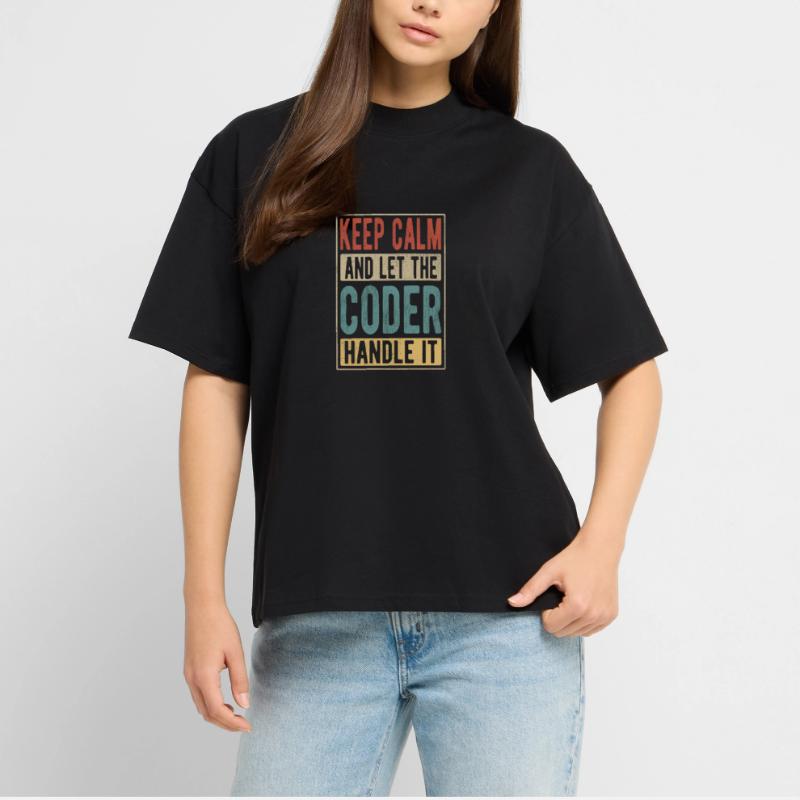 Coder Retro Cadeau T-shirt bio Blaster 2.0 coupe oversize Stanley/Stella Unisexe