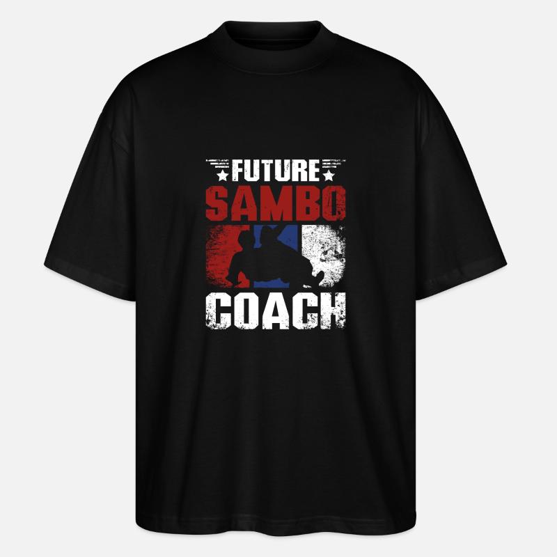Future sambo trainer coach - Stanley/Stella Oversized Unisex Organic T-shirt Blaster 2.0 - black