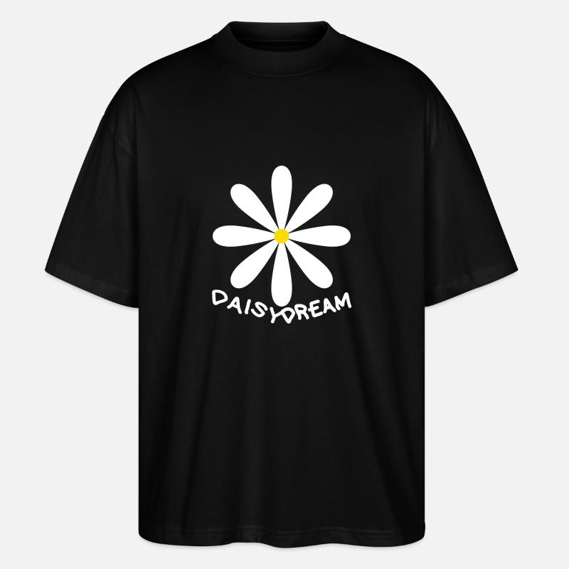 Daisy Dream - Stanley/Stella Oversized Unisex Bio T-Shirt Blaster 2.0 - Schwarz