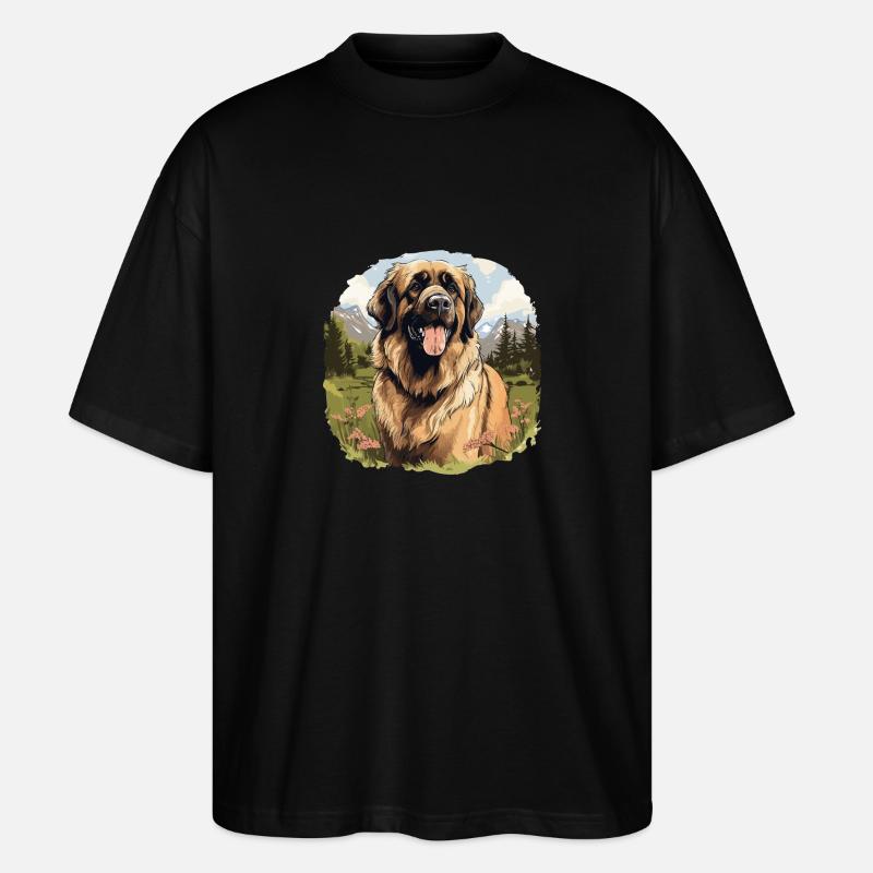 Leonberger - Stanley/Stella Oversized Unisex Bio T-Shirt Blaster 2.0 - Schwarz