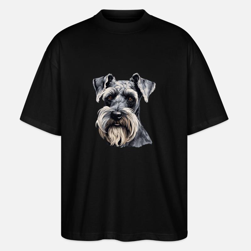Riesenschnauzer - Stanley/Stella Oversized Unisex Bio T-Shirt Blaster 2.0 - Schwarz