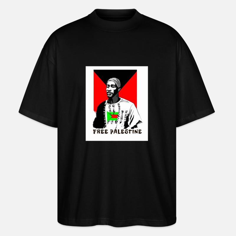 Palästinensisch - Stanley/Stella Oversized Unisex Bio T-Shirt Blaster 2.0 - Schwarz