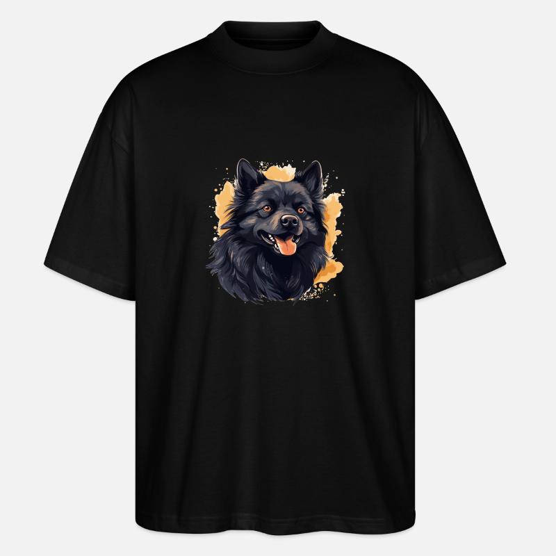 Schipperke - T-shirt bio Blaster 2.0 coupe oversize Stanley/Stella Unisexe - noir