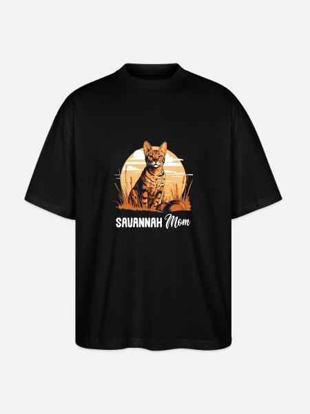 Savane - T-shirt bio Blaster 2.0 coupe oversize Stanley/Stella Unisexe - noir
