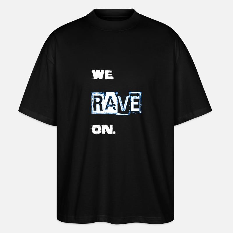 nous nous extasions. - T-shirt bio Blaster 2.0 coupe oversize Stanley/Stella Unisexe - noir