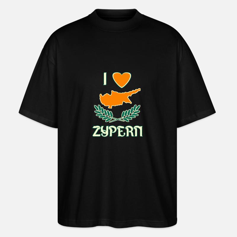 J’adore Chypre - T-shirt bio Blaster 2.0 coupe oversize Stanley/Stella Unisexe - noir