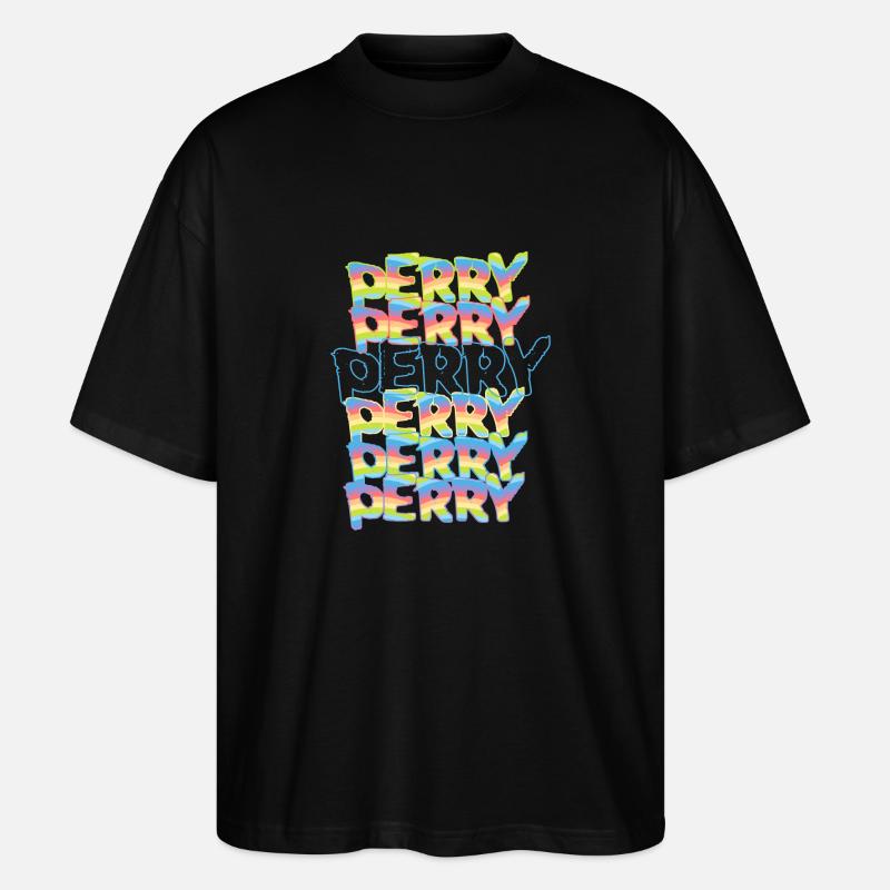 Perry - Stanley/Stella Oversized Unisex Bio T-Shirt Blaster 2.0 - Schwarz