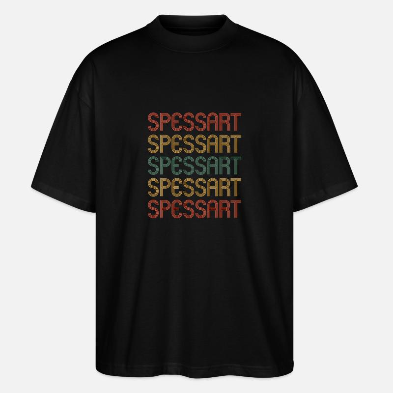 Spessart - Stanley/Stella Oversized Unisex Bio T-Shirt Blaster 2.0 - Schwarz