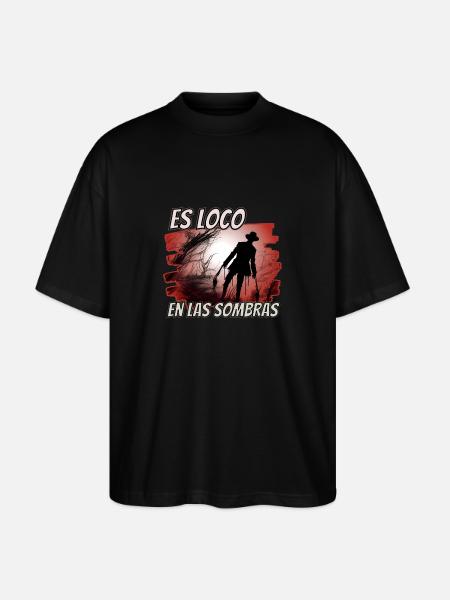 crazy in the shadows - Stanley/Stella Oversized Unisex Organic T-shirt Blaster 2.0 - black