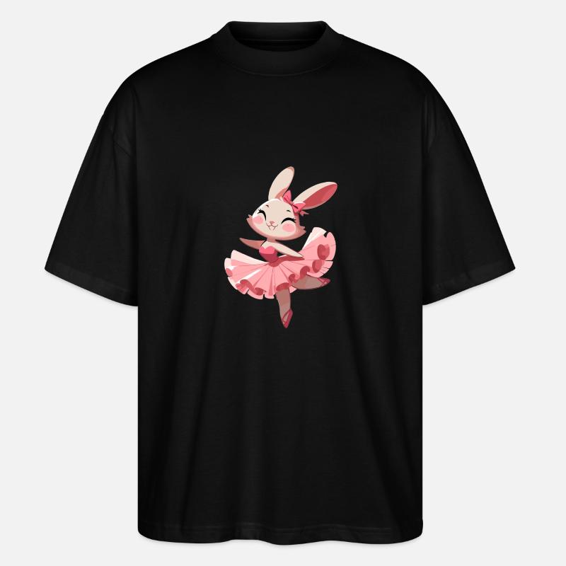 Danse du lapin - T-shirt bio Blaster 2.0 coupe oversize Stanley/Stella Unisexe - noir