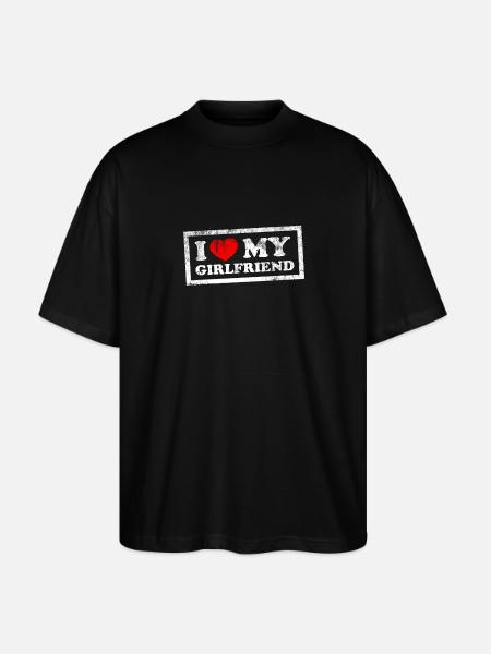 J’aime ma copine - T-shirt bio Blaster 2.0 coupe oversize Stanley/Stella Unisexe - noir