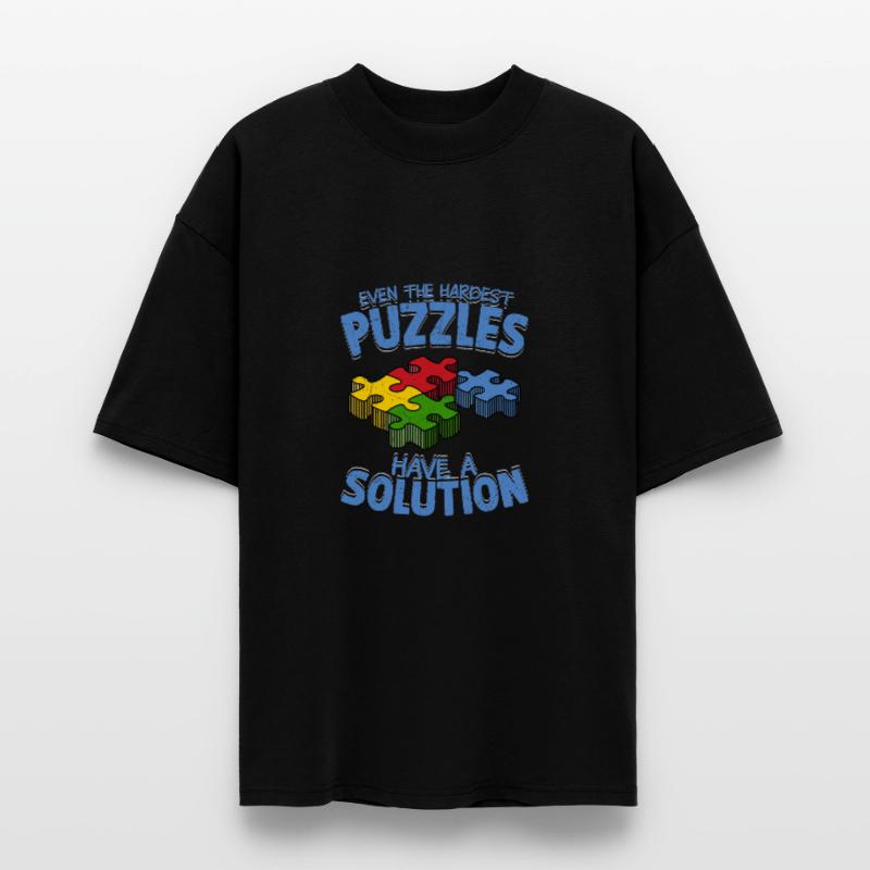 Même les puzzles les plus difficiles ont une solution Jigsaw Pu T-shirt bio Blaster 2.0 coupe oversize Stanley/Stella Unisexe