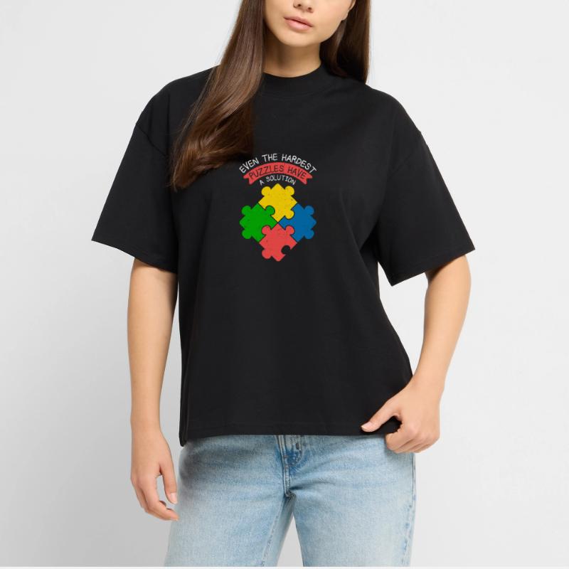 Même les puzzles les plus difficiles ont une pièce de solution Jig T-shirt bio Blaster 2.0 coupe oversize Stanley/Stella Unisexe