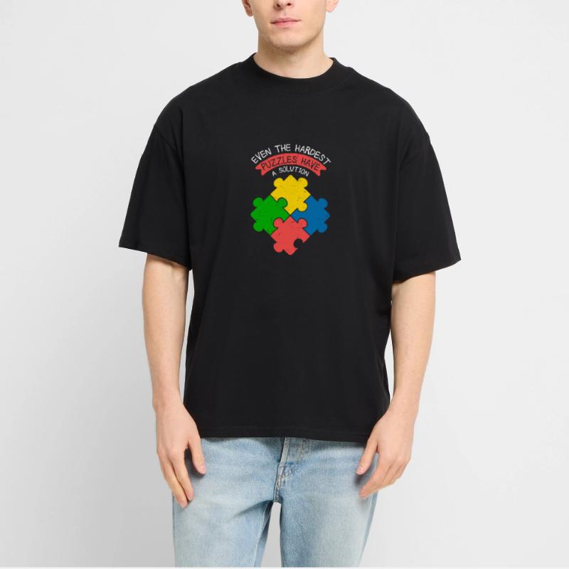 Même les puzzles les plus difficiles ont une pièce de solution Jig T-shirt bio Blaster 2.0 coupe oversize Stanley/Stella Unisexe