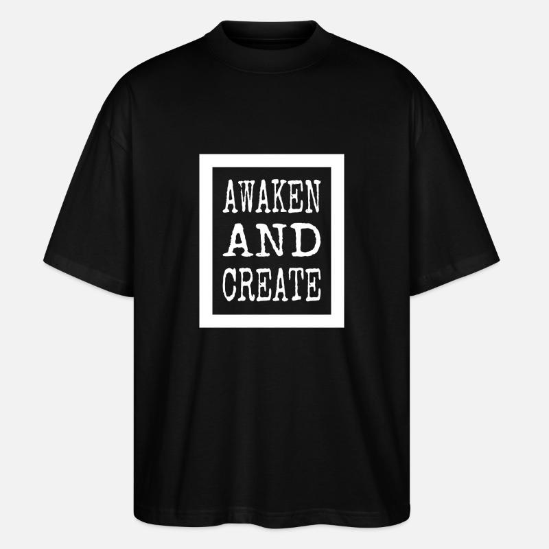 innovative ideas continuous innovation - Stanley/Stella Oversized Unisex Bio T-Shirt Blaster 2.0 - Schwarz