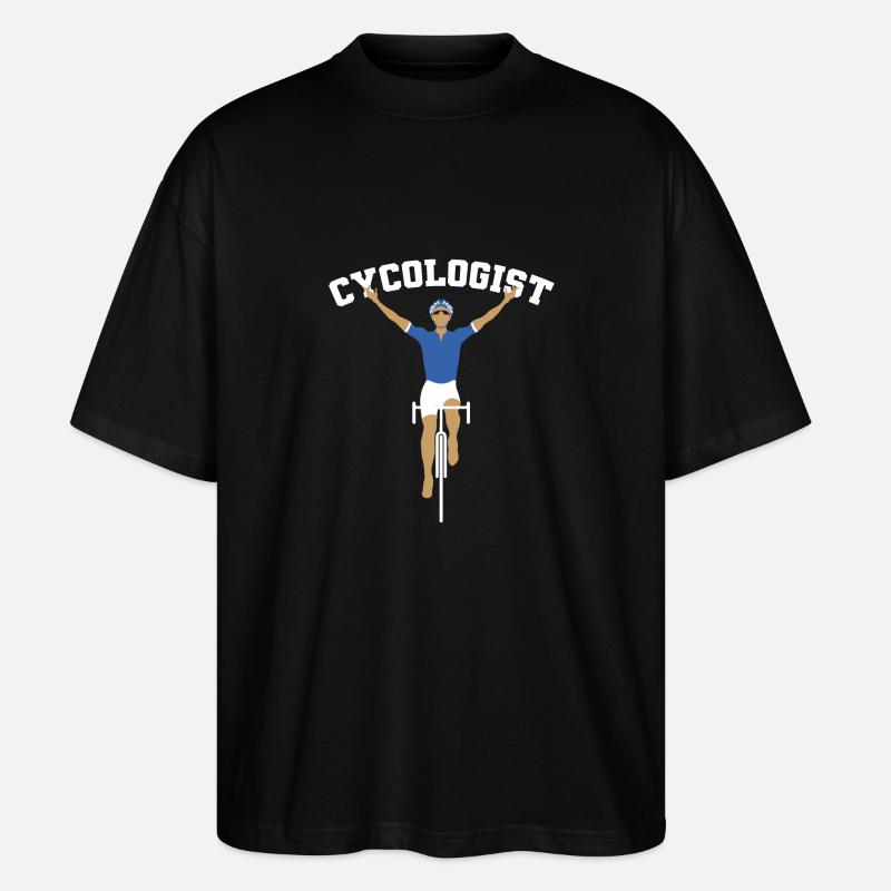 Cycle de cycologue - T-shirt bio Blaster 2.0 coupe oversize Stanley/Stella Unisexe - noir