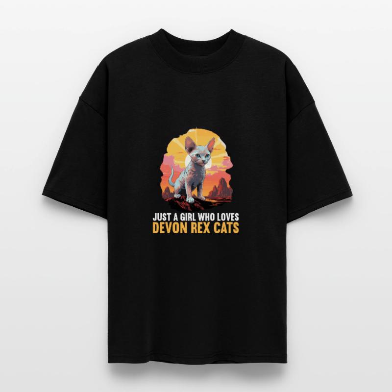Chaton Devon Rex Chat Devon Rex T-shirt bio Blaster 2.0 coupe oversize Stanley/Stella Unisexe