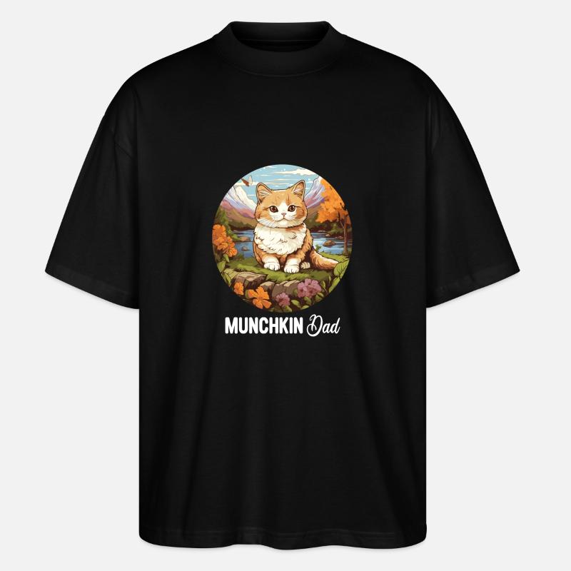 Munchkin Chaton Munchkin Chat - T-shirt bio Blaster 2.0 coupe oversize Stanley/Stella Unisexe - noir