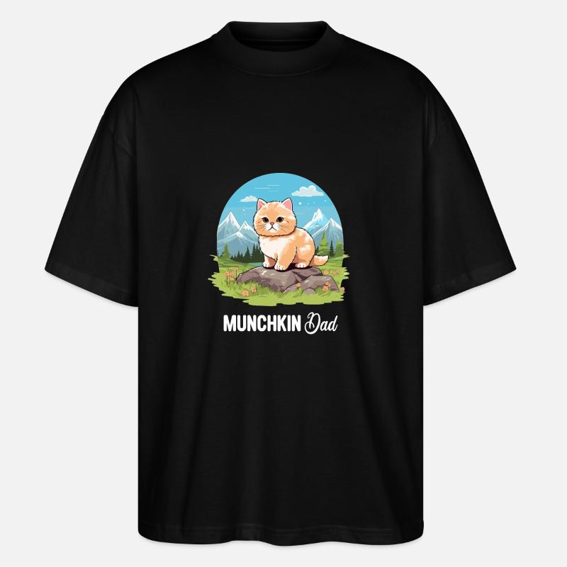 Munchkin Chaton Munchkin Chat - T-shirt bio Blaster 2.0 coupe oversize Stanley/Stella Unisexe - noir