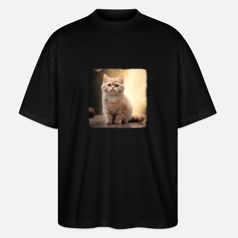 Chaton Munchkin Chat Munchkin - T-shirt bio Blaster 2.0 coupe oversize Stanley/Stella Unisexe - noir