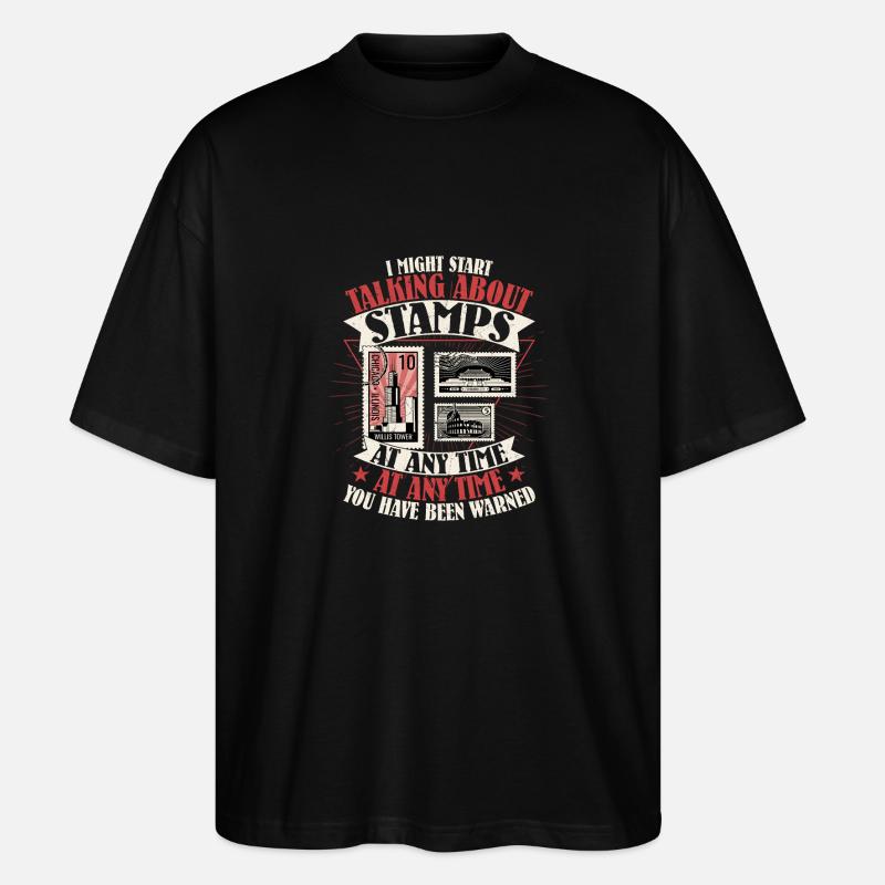 Attention : Stamp Talk entrant - T-shirt bio Blaster 2.0 coupe oversize Stanley/Stella Unisexe - noir