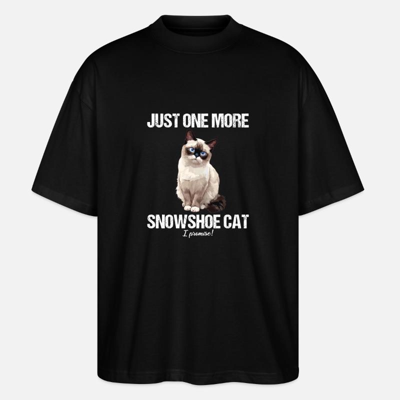 Chaton raquette Chat raquette - T-shirt bio Blaster 2.0 coupe oversize Stanley/Stella Unisexe - noir