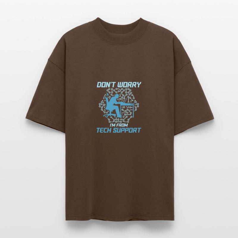 From Now On Call Me Tech Wizard Tech Support Compu Stanley/Stella Oversized Unisex Organic T-shirt Blaster 2.0