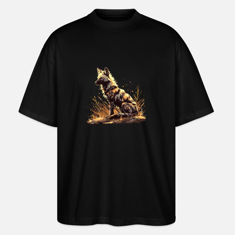 Aardwolves Aardwolf - Stanley/Stella Oversized Unisex Organic T-shirt Blaster 2.0 - black