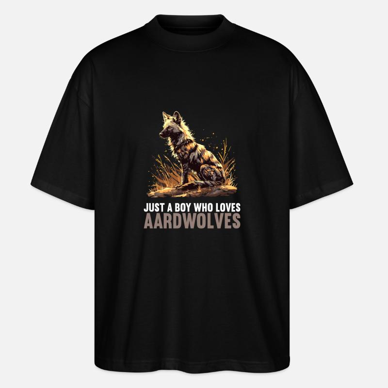 Aardwolves Aardwolf - Stanley/Stella Oversized Unisex Organic T-shirt Blaster 2.0 - black