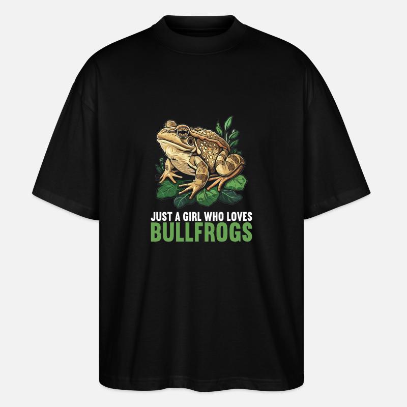 Ochsenfrösche Ochsenfrosch - Stanley/Stella Oversized Unisex Bio T-Shirt Blaster 2.0 - Schwarz