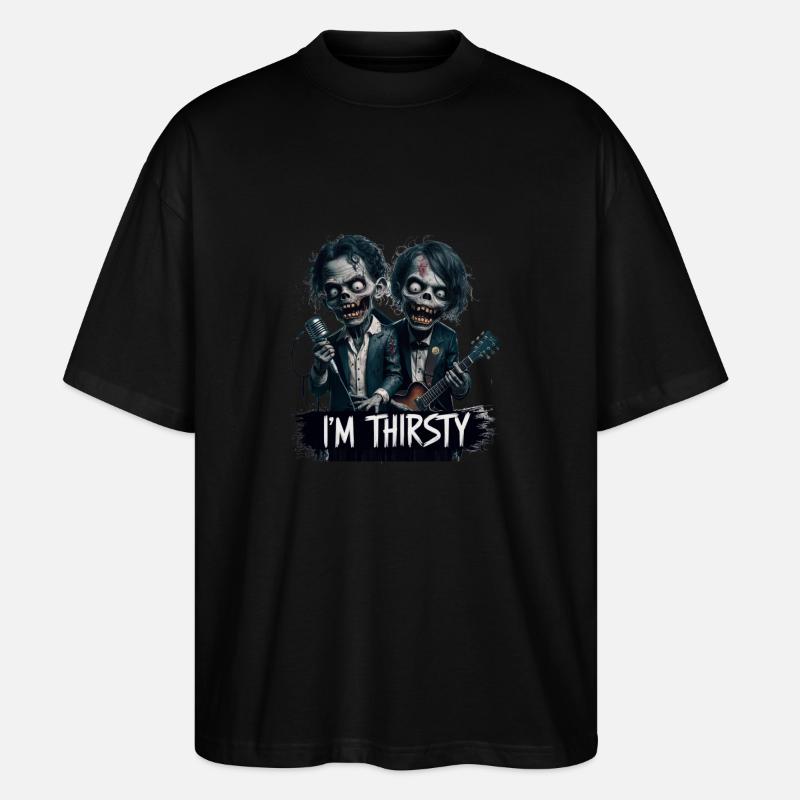 ICH HABE DURST - Stanley/Stella Oversized Unisex Bio T-Shirt Blaster 2.0 - Schwarz