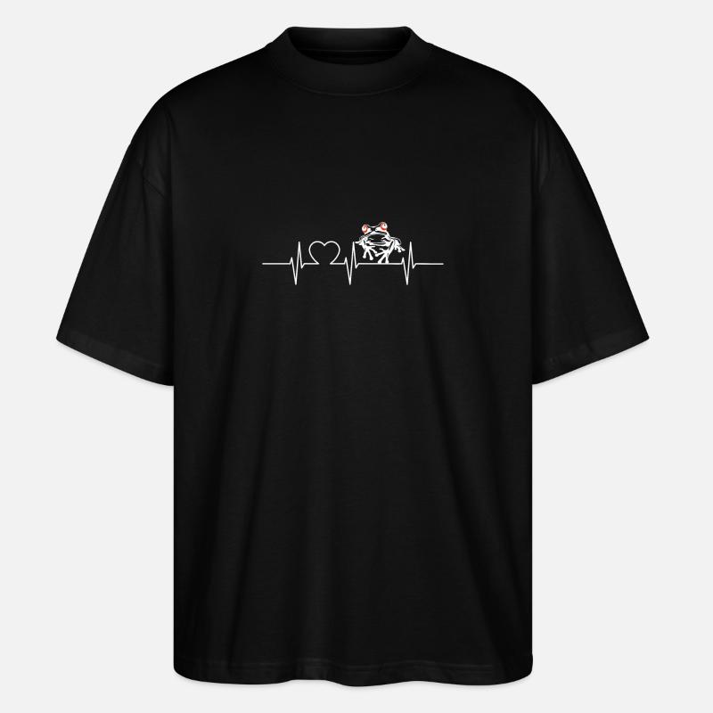 Rainette Baumfrösche Baumfrosch - T-shirt bio Blaster 2.0 coupe oversize Stanley/Stella Unisexe - noir