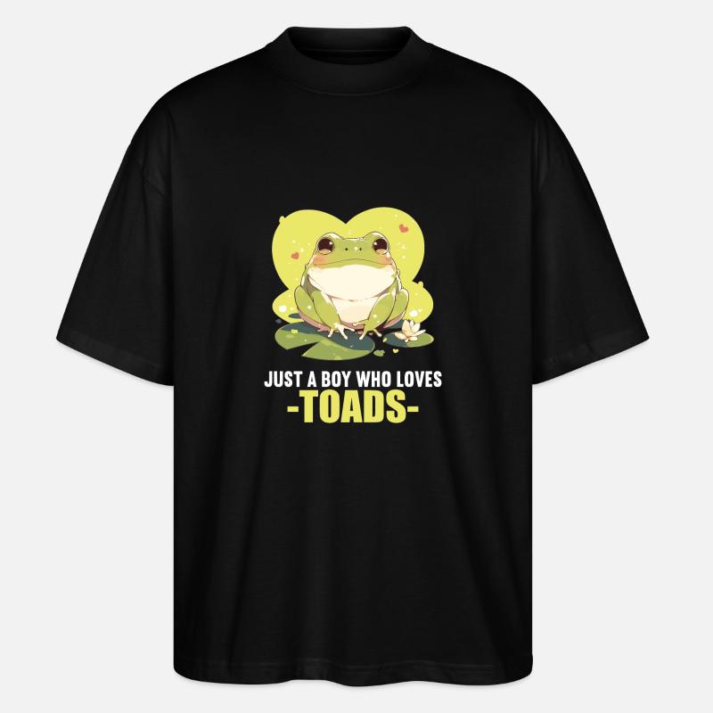 Toad Toads Toad - Stanley/Stella Oversized Unisex Organic T-shirt Blaster 2.0 - black